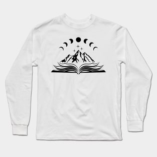 Velaris Book Black Long Sleeve T-Shirt